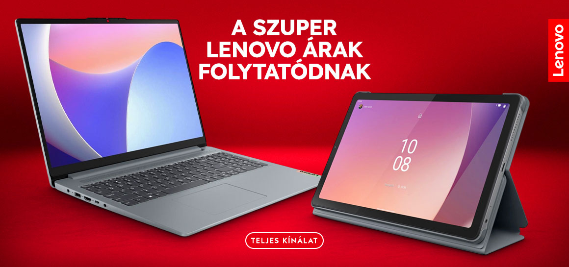 A szuper Lenovo árak folytatódnak