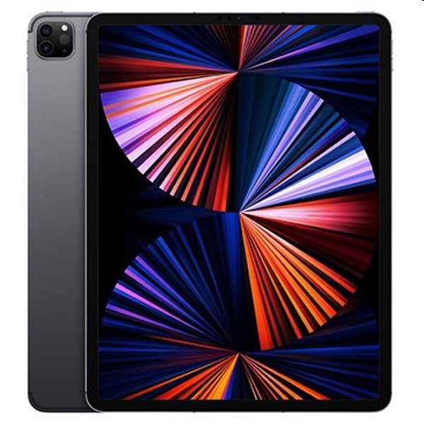 Apple iPad Pro 12.9" (2021) Wi-Fi + Cellular 128GB, space gray, A osztály – használt, 12 hónap garancia