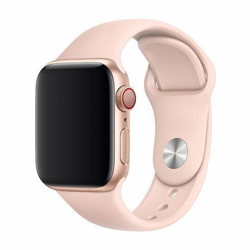 Športový náhradný remienok Devia Deluxe Series pre Apple Watch 44mm, zlatý