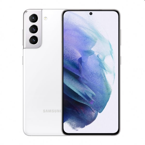 Samsung Galaxy S21 - G991B, 8/256GB, Fehér | bontott csomagolás