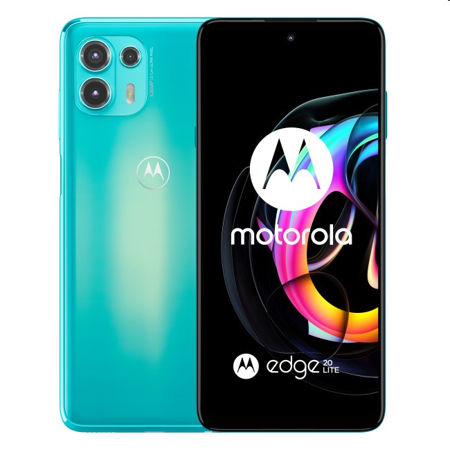 Motorola Edge 20 Lite 5G, 8/128GB, cyber teal - PlayGoSmart