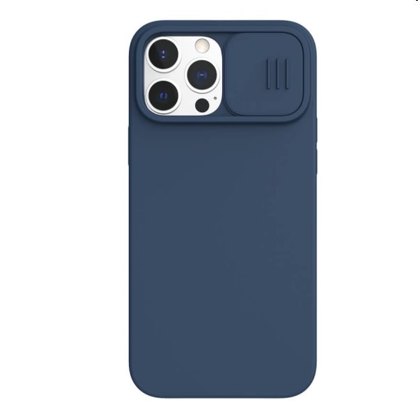 Nillkin CamShield Silky Magnetic szilikon hátlapi tok for iPhone 13 Pro Max, kék