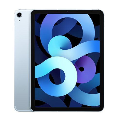 Apple iPad Air 10.9" (2020), Wi-Fi + Cellular, 64GB, Sky Blue, A osztály - használt, 12 hónap garancia