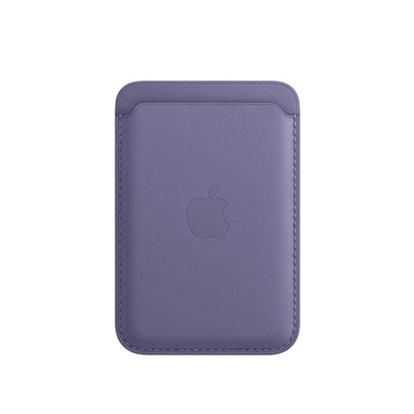 iPhone Leather Wallet with MagSafe, wisteria