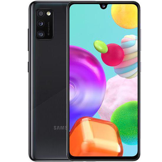 Samsung Galaxy A41 - A415F, 4/64GB, Dual SIM | Black, C osztály - használt, 12 hónap garancia