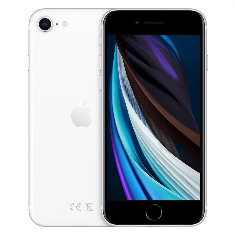 Apple iPhone SE (2020) 64GB | White, C osztály - használt, 12 hónap garancia