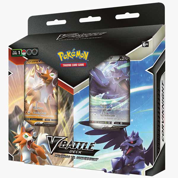 Pokémon TCG Lycanroc vs. Corviknight V Battle Deck Bundle (Pokémon) Kártyajáték