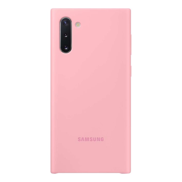 Samsung Silicone Cover Note 10, pink - OPENBOX (Bontott csomagolás, teljes garancia)