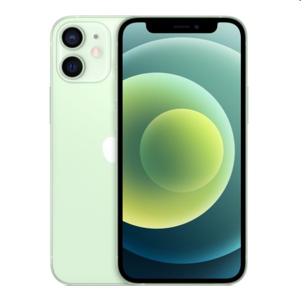Apple iPhone 12 mini 64GB, green, B osztály - használt, 12 hónap garancia