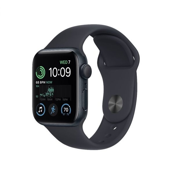 Apple Watch SE GPS 40mm Midnight Aluminium tok Midnight Sport szíj
