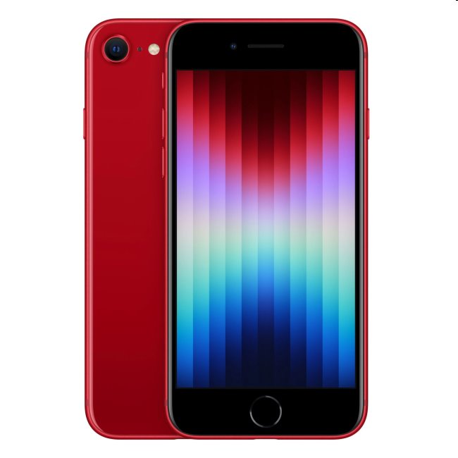 Apple iPhone SE (2022) 64GB, red, C osztály - használt, 12 hónap garancia
