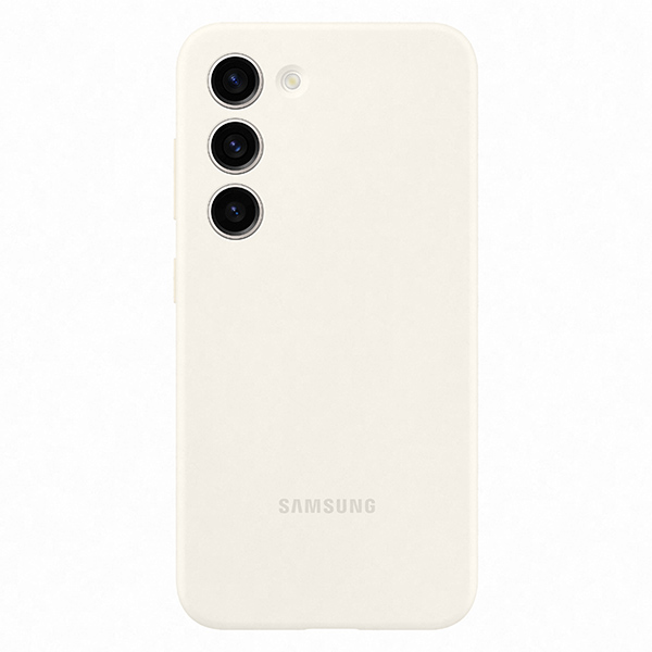 Tok Silicone Cover for Samsung Galaxy S23, cotton