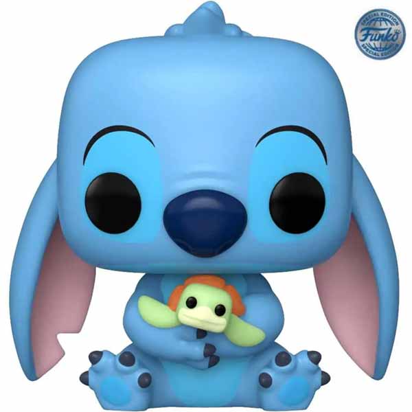 POP! Disney: Stitch with Turtler (Lilo & Stitch) Special Kiadás - OPENBOX (Bontott csomagolás, teljes garancia)