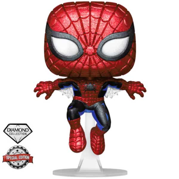 POP! Spider Man (Marvel) Special Kiadás (Diamond Collection), használt, 12 hónap garancia