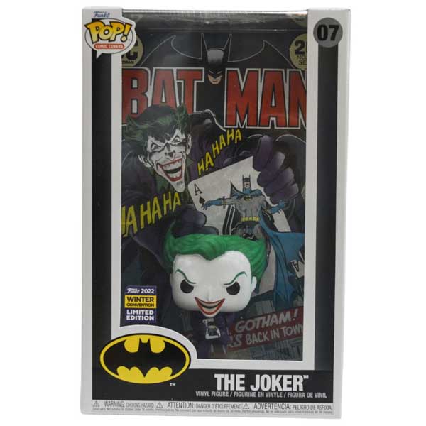 POP! Comic Cover: Batman The Joker (DC) 2022 Winter Convention Limited - OPENBOX (Bontott csomagolás, teljes garancia)