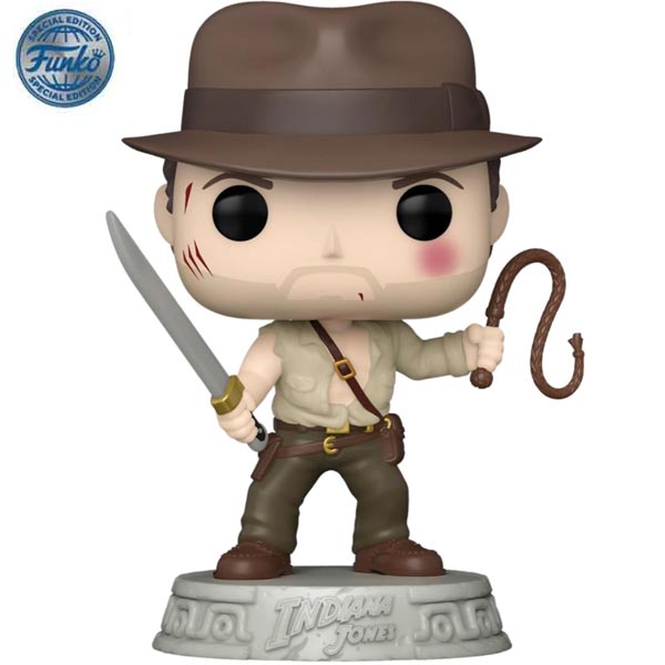 POP! Movies: Indiana Jones with Whip (Indiana Jones and the Temple of Doom) Special Kiadás, használt, 12 hónap garancia