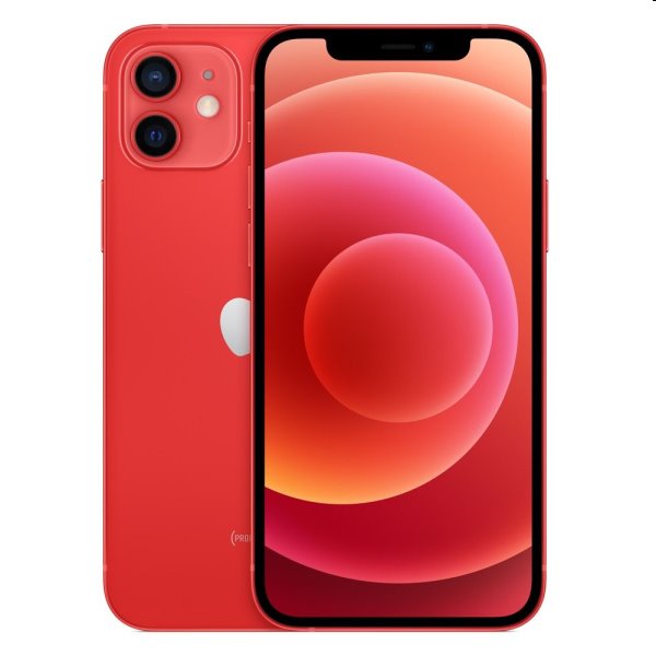 Apple iPhone 12 64GB, red, A osztály - használt, 12 hónap garancia