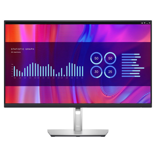 Monitor DELL P2723DE 27" QHD, 2560 x 1400, IPS, 350 nit, 1000:1, 5 ms, PIVOT, HDMI, DP, USB-C, RJ-45, fekete