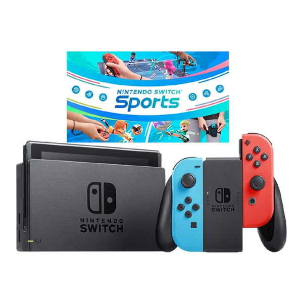 Nintendo Switch Neon + Switch Sports + 3 hónapos előfizetés - OPENBOX (Bontott csomagolás, teljes garancia)