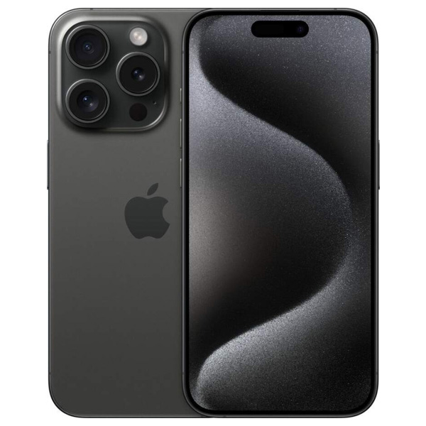 Apple iPhone 15 Pro, 128GB, titán fekete, A osztály – használt, 12 hónap garancia