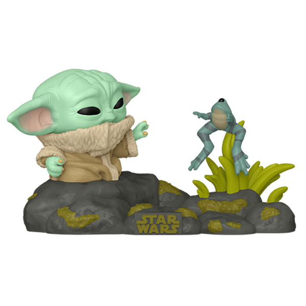 POP! Grogu with Frog (Star Wars The Mandalorian) Deluxe Kiadás