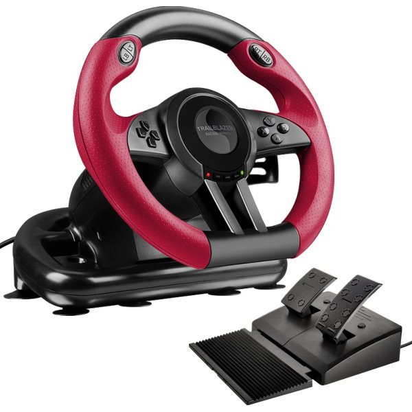 Speedlink Trailblazer Racing Wheel PS4/Xbox One/PS3/PC számára, fekete, használt, 12 hónap garancia