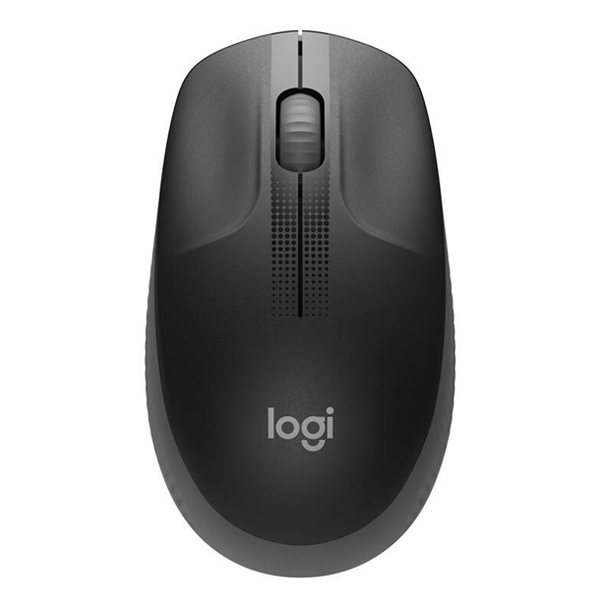 Vezeték nélküli egér Logitech M190 Full-size, fekete, kiállított darab, 21 hónap garancia