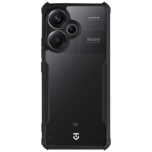 Puzdro Tactical Quantum Stealth pre Xiaomi Redmi Note 13 Pro plus, transparentné/čierne