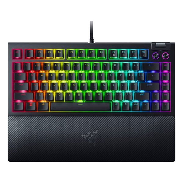 Razer BlackWidow V4 75%, black, vystavený, záruka 21 mesiacov