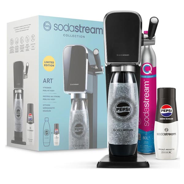 Sodastream Art pepsi zero megapack, fekete