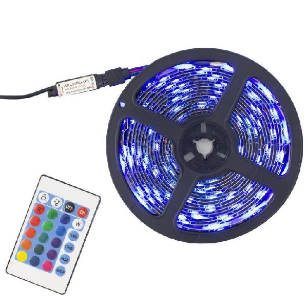 White Shark LED pásik s diaľkovým ovládaním, HELIOS-5 RGB, 5 m