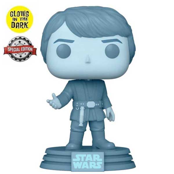 POP! Holographic Luke Skywalker (Star Wars) Special Edition (Glows in The Dark), használt, 12 hónap garancia