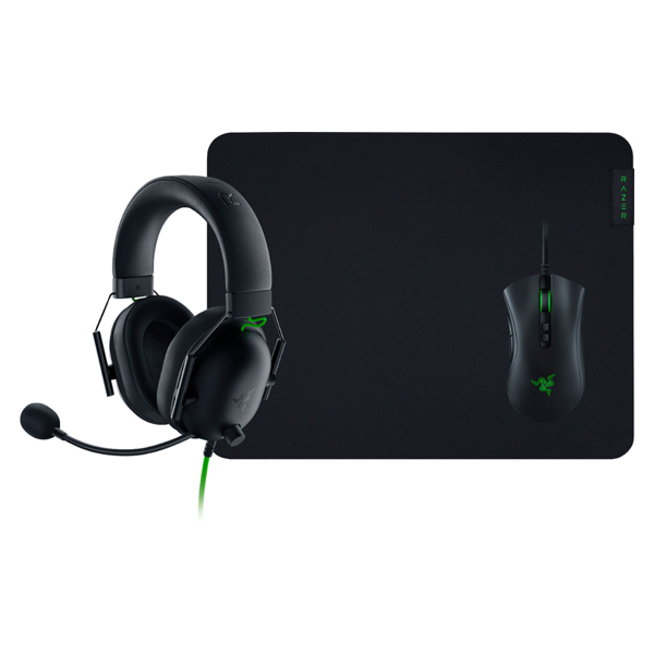 Razer Battle Bundle (feketeShark V2 X, Death Adder V2, Gigantus V2 Medium), kiállított termék, 21 hónap garancia