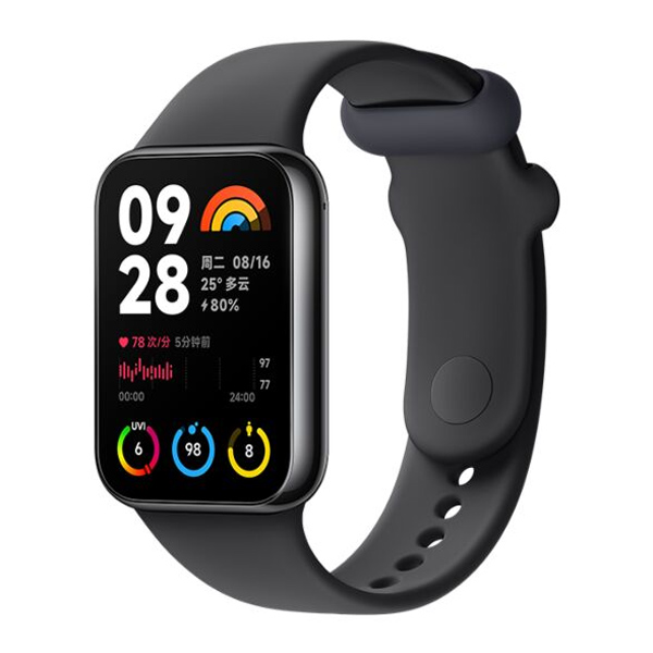 Xiaomi Smart Band 8 Pro, fekete, használt, 12 hónap garancia