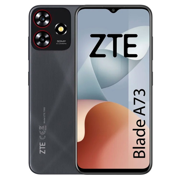 ZTE Blade A73, 4/128GB, fekete, bontott csomagolás, 24 hónap garancia