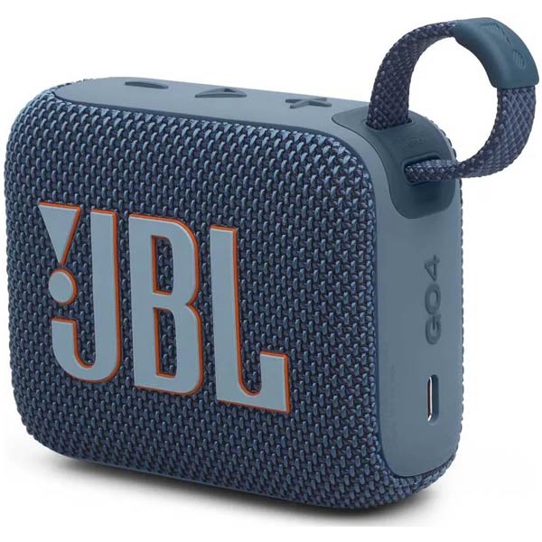 JBL GO 4 prenosný reproduktor, modrý