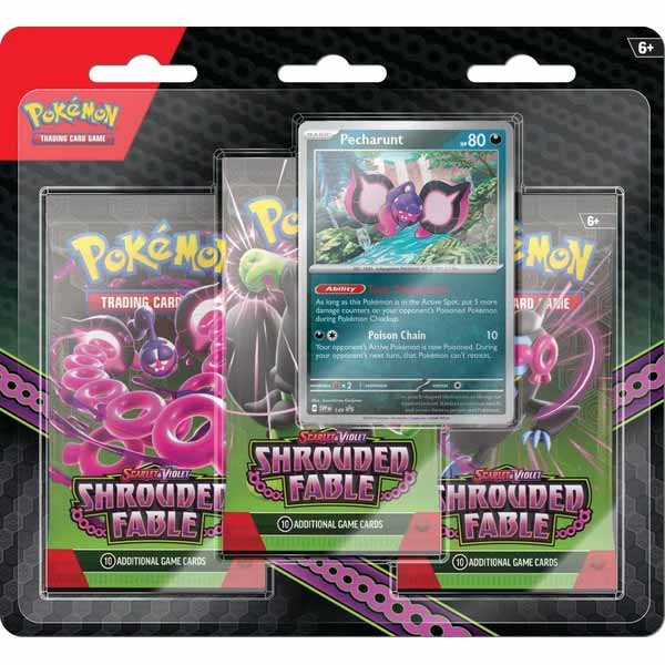 Kártyajáték Pokémon TCG: Scarlet & Violet Shrouded Fable 3 Blister (Pokémon)