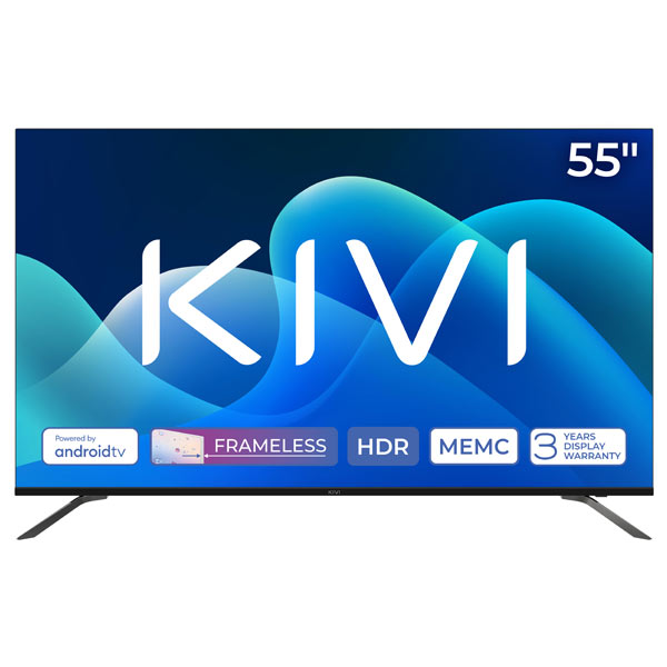 KIVI TV 55U730QB, 55" (139 cm), HD LED TV, AndroidTV, čierny