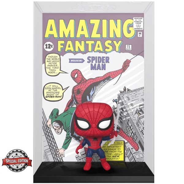 POP! Comics Cover Spider Man (Marvel) Special Edition, vystavený, záruka 21 mesiacov