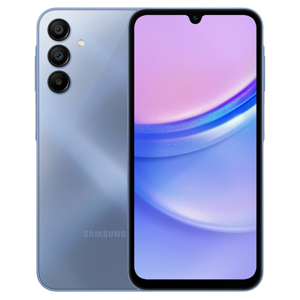 Samsung Galaxy A15, 4/128GB, blue, kiállított termék, 21 hónap garancia