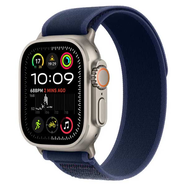 Apple Watch Ultra 2 GPS + Cellular 49mm Natural Titanium Case with Blue Trail Loop - M/L