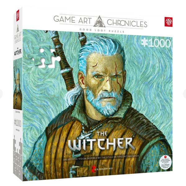 Good Loot Puzzle Game Art Chronicles The Witcher Geralt & Vincent van Gogh puzzle 1000 pcs