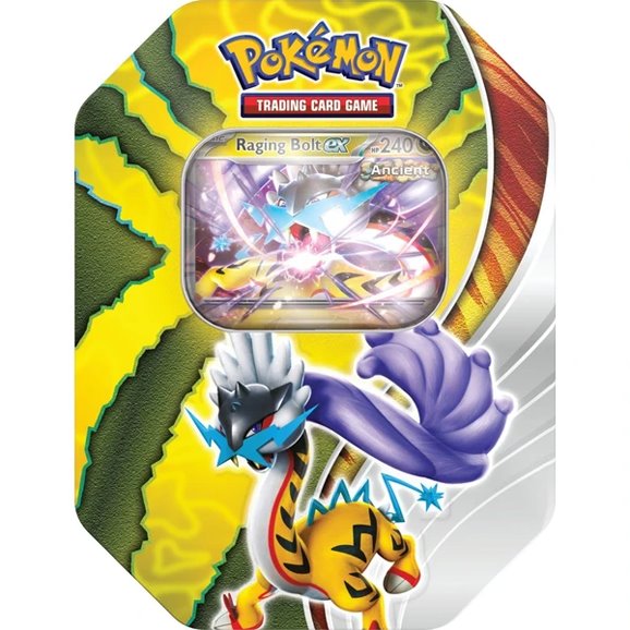 Kártyajáték Pokémon TCG: Paradox Destinies Tin Raging Bolt ex (Pokémon)