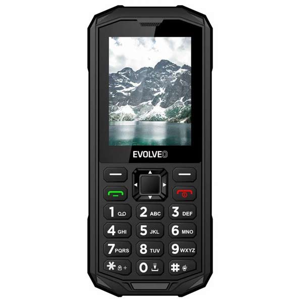 Evolveo StrongPhone X5, vízálló, ellenálló Dual Sim telefon, fekete-ezüst