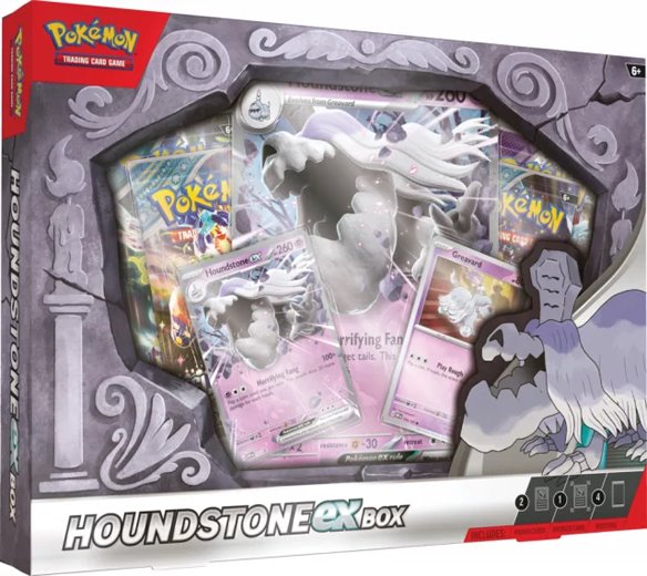 PKM Houndstone ex Box (Pokémon), vystavený, záruka 21 mesiacov