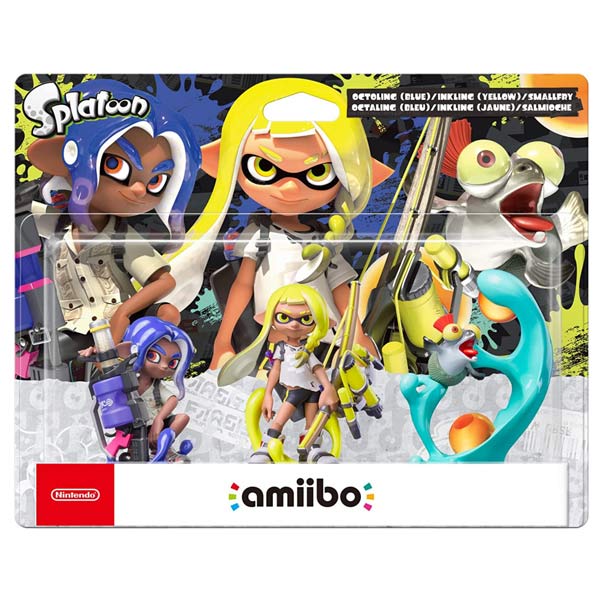 amiibo Splatoon 3 3-pack (Octoling, Inkling, Smallfry), használt, 12 hónap garancia