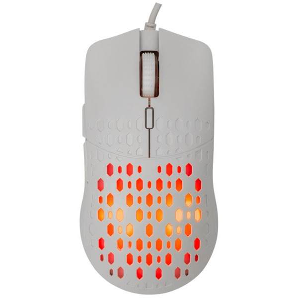 Baracuda Gaming mouse OCTOPUS, 6D, 3600 dpi, white, kiállított, 21 hónap garancia