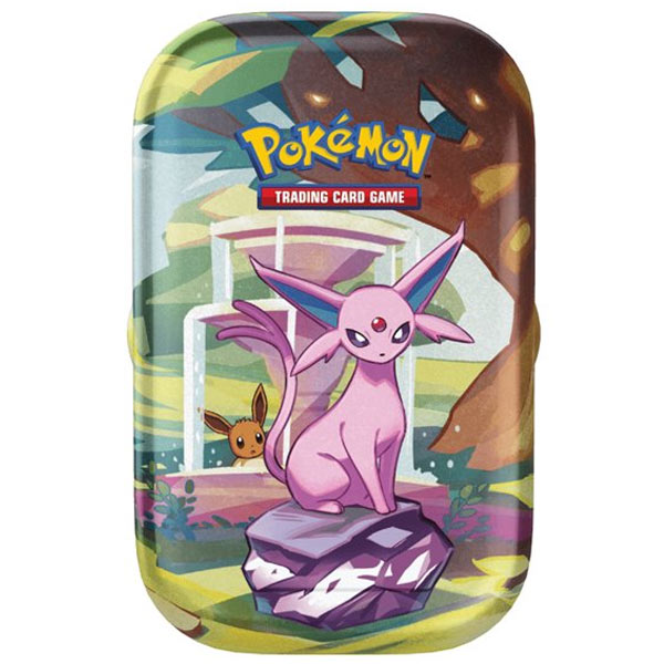 Kártyajáték Pokémon TCG: Scarlet & Violet Prismatic Evolutions Mini Tin Espeon (Pokémon)