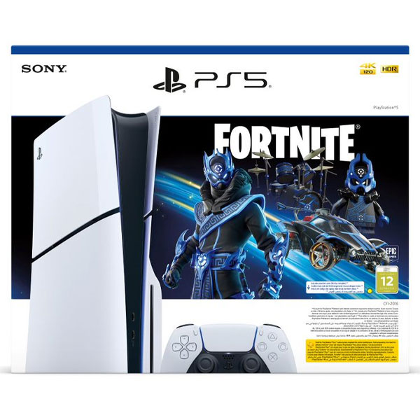 PlayStation 5 (Model Slim Fortnite Cobalt Star Bundle)