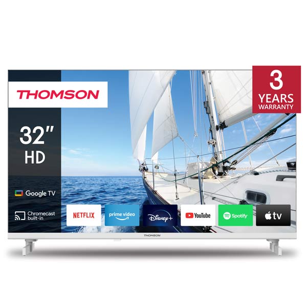 Thomson 32HG2S14 HD Google TV, fehér